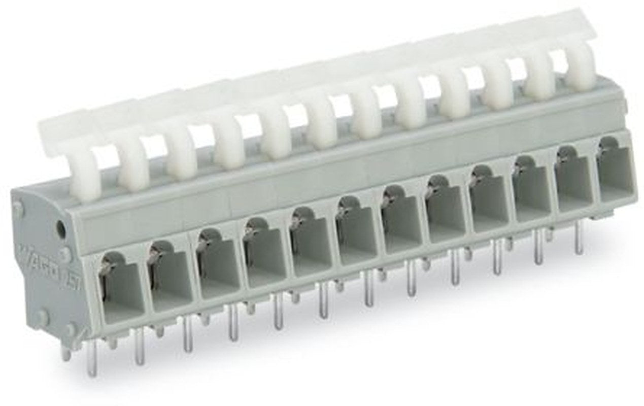 WAGO 257 Series PCB Connector, 24-Contact, 5.08 mm Pitch, 1 Row, 257-474