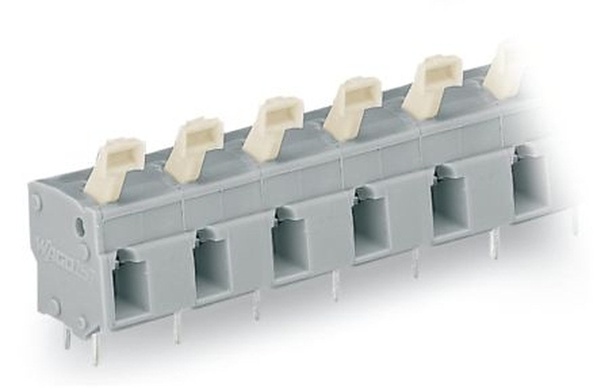 WAGO 257 Series PCB Connector, 6-Contact, 10.16 mm Pitch, 1 Row, 257-606