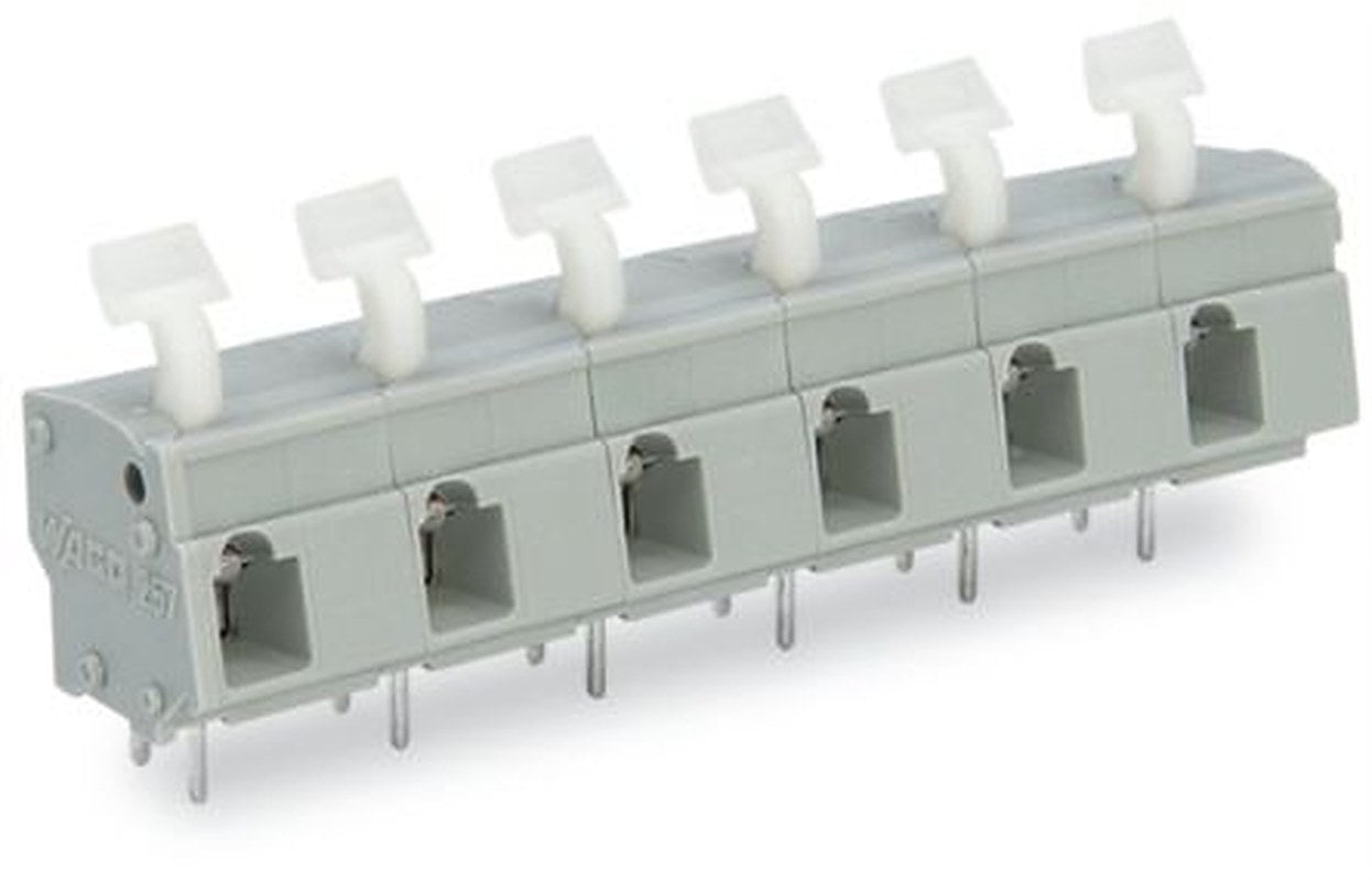 WAGO 257 Series PCB Connector, 2-Contact, 10.16 mm Pitch, 1 Row, 257-652