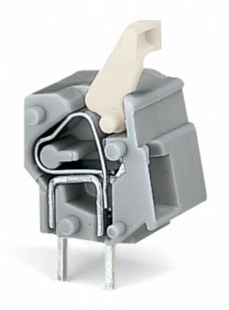 WAGO 257 Series PCB Connector, 1-Contact, 10.16 mm Pitch, Through Hole, 1 Row