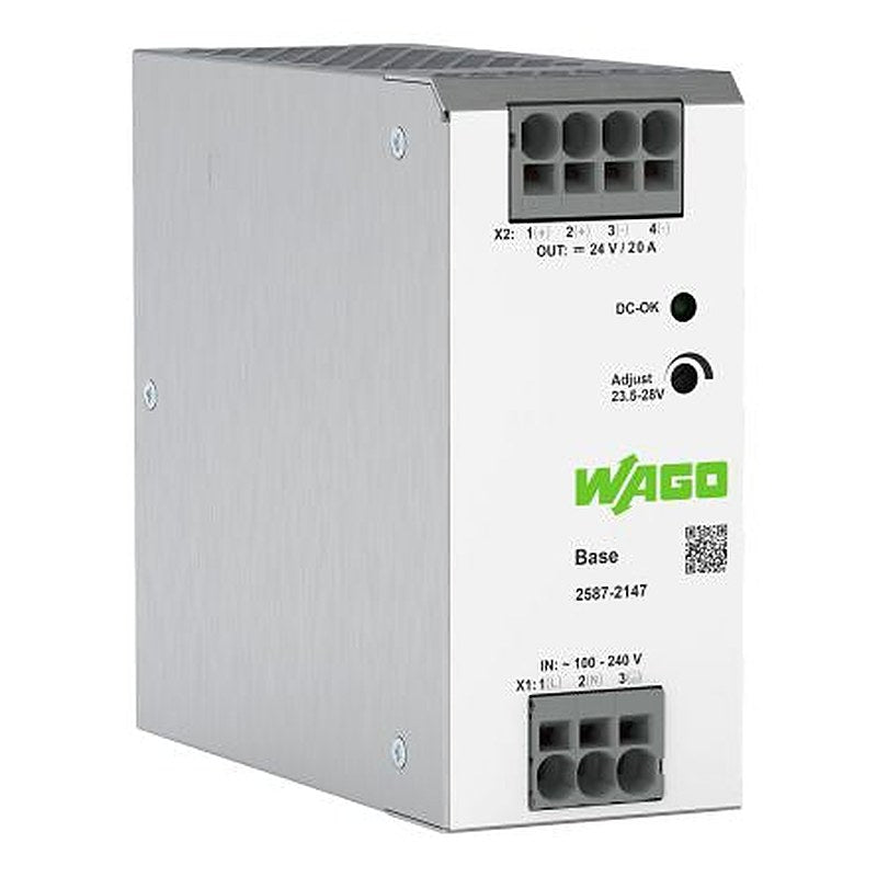 WAGO 2587 Power Supply Power Supply 240V ac AC Input 24V dc, 5 A Output DC 120 W