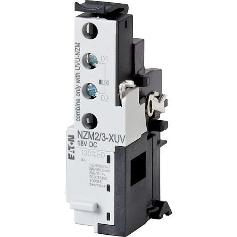 Eaton NZM Undervoltage Release for use with N(S)2(-4), N(S)3(-4), NZM2(-4), NZM3(-4)