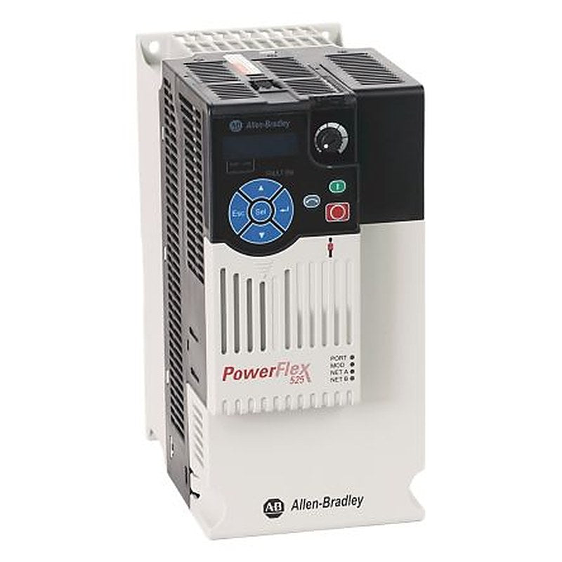 Allen Bradley AC Motor Drive, 7.5 kW, 3 Phase, PowerFlex 525 Series 240V ac 32 A
