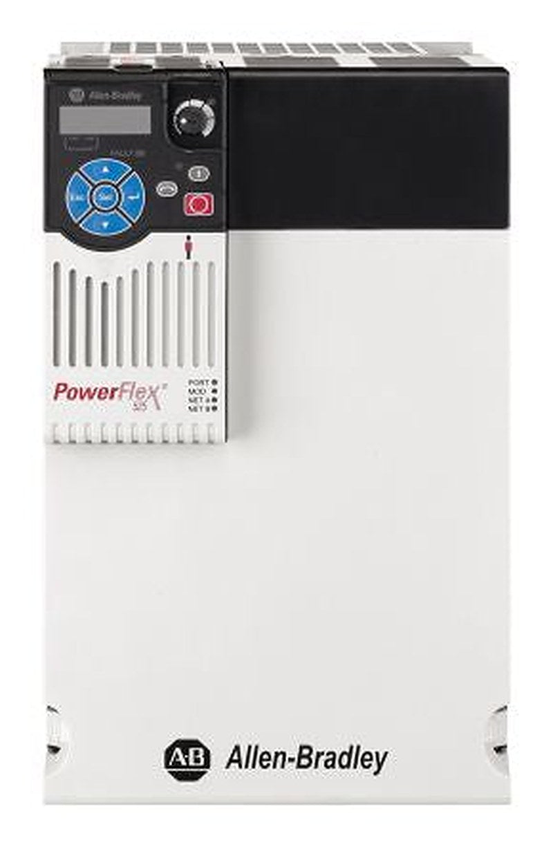 Allen Bradley Inverter Drive, 18.5 kW, 3 Phase, PowerFlex 525 Series 528V 43 A