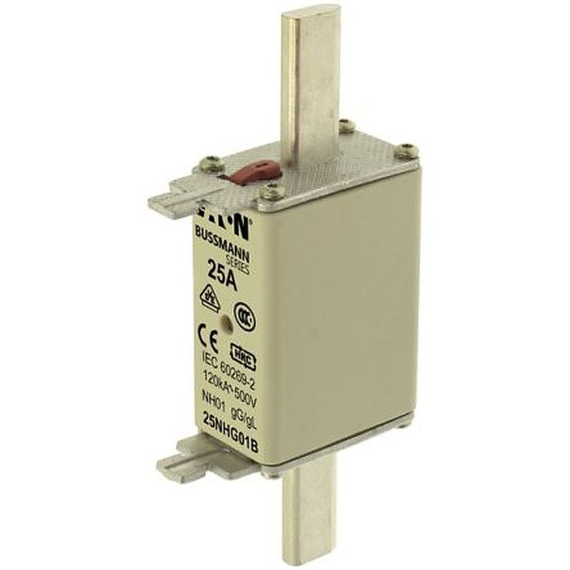 Eaton 25A Centred Tag Fuse NH1 500V ac
