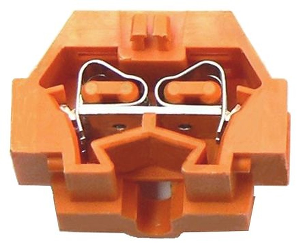 WAGO 260-336 260 Series Modular Terminal Block Orange, 1.5mm², 1-Level, Cage Clamp