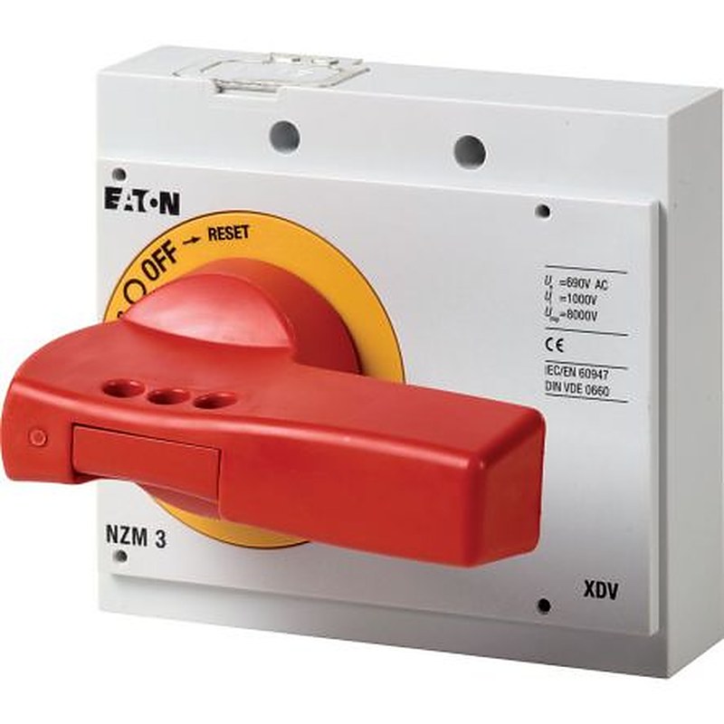 Eaton NZM Rotary Handle for use with PN3(-4), NZM3(-4), N(S)3(-4)
