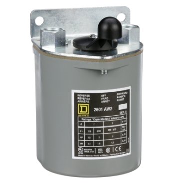 Switch, reversing drum, 2HP at 230VAC single phase, 2HP at 575VAC polyphase, handle operated, NEMA 4 enclosure (Switch reversing drum) is a Schneider Electric product. Designed for reliable performance and long service life. Available across Iraq — contact us for pricing and delivery options.