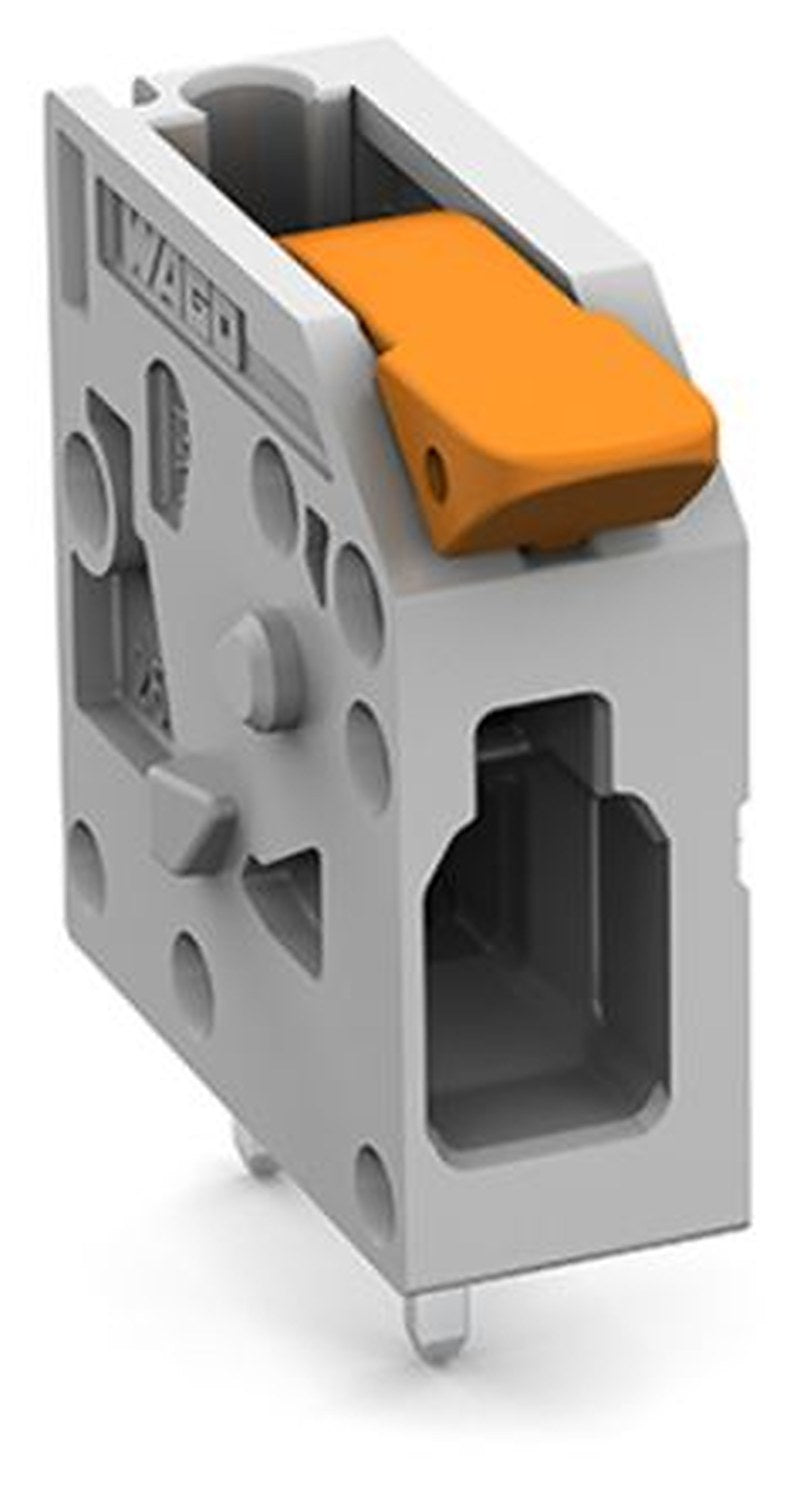 WAGO 2604 Series PCB Connector, 1-Contact, 5 mm Pitch, Through Hole, 2 Row