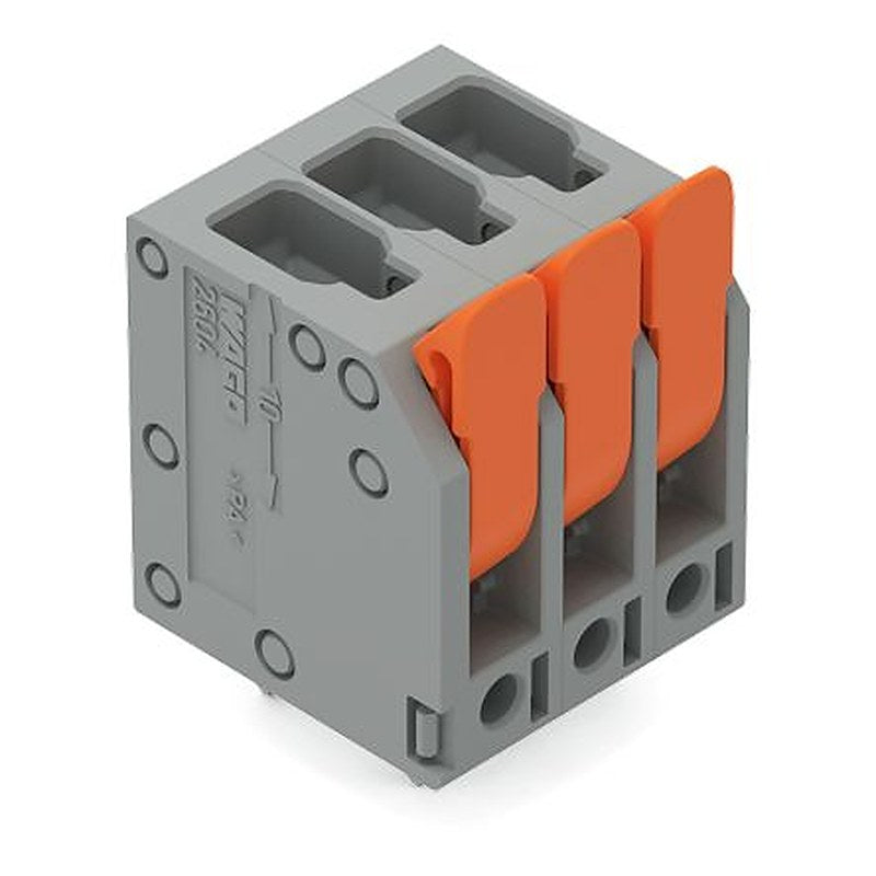 WAGO 2604 Series PCB Connector, 8-Contact, 5 mm Pitch, Through Hole, 1 Row