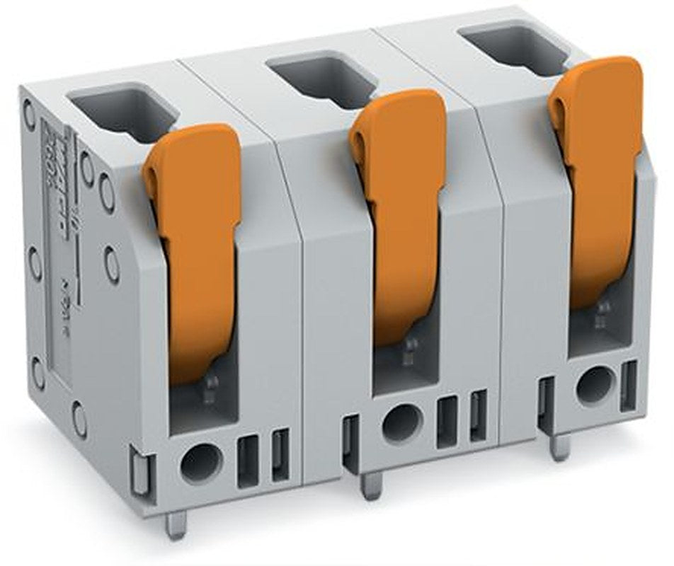 WAGO 2604 Series PCB Connector, 2-Contact, 11.5 mm Pitch, Through Hole, 1 Row