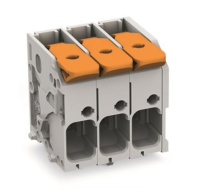 WAGO PCB Terminal Block, 5-Contact, 7.5 mm Pitch, 1 Row, 2606-1105/020-000