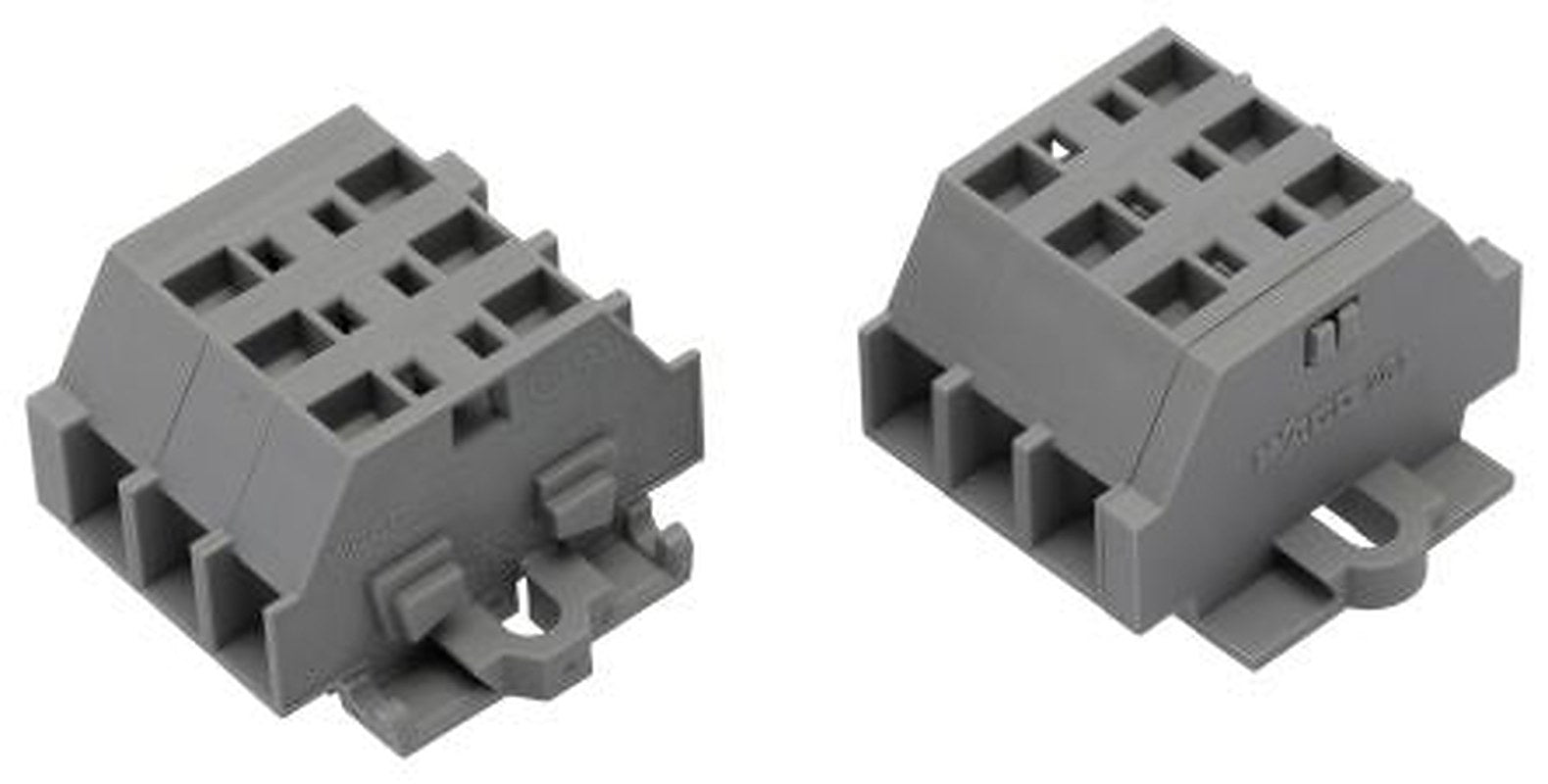 WAGO 261-103 261 Series Terminal Strip Grey, 2.5mm², 1-Level, Cage Clamp