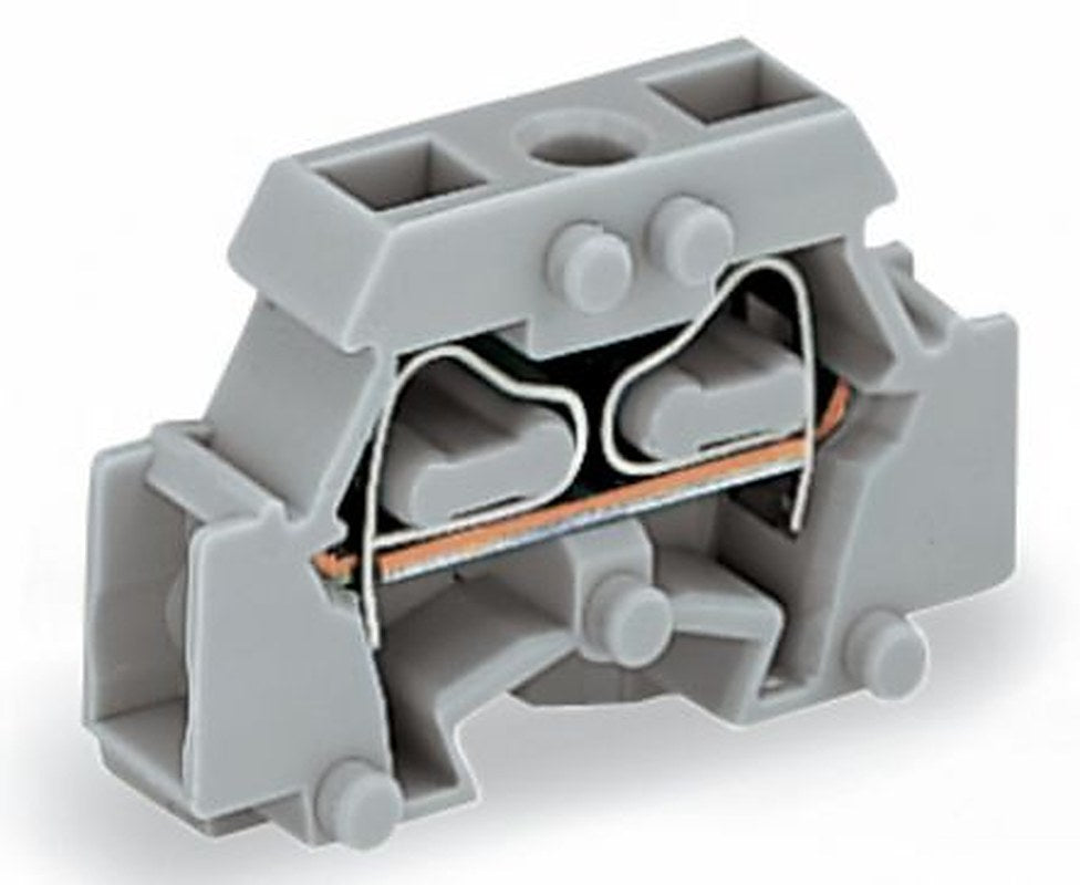 WAGO 261-411 261 Series Terminal Block Grey, 2.5mm², 1-Level, Cage Clamp