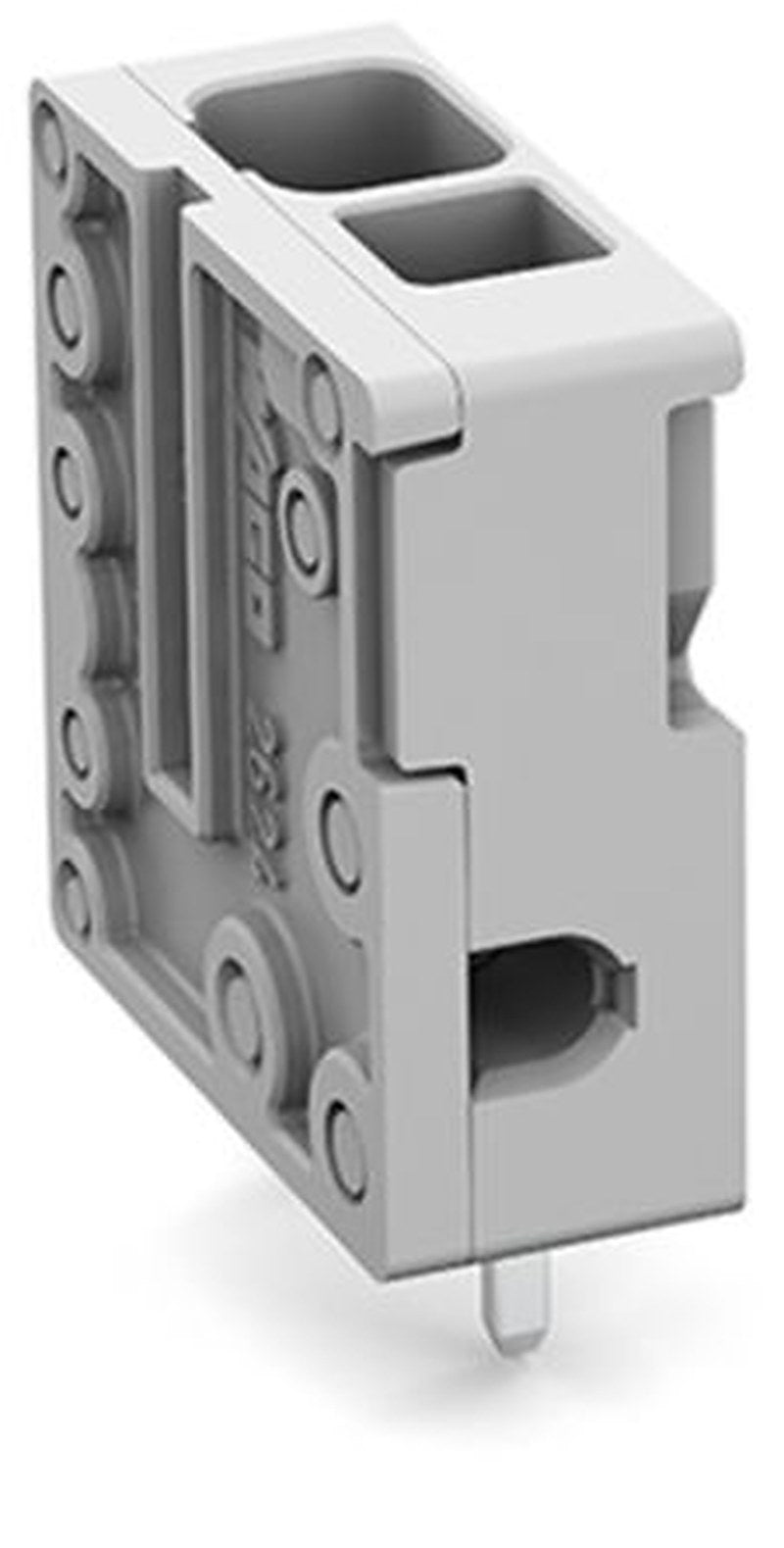WAGO 2624 Series PCB Connector, 1-Contact, 5 mm Pitch, Feed Through, 2 Row
