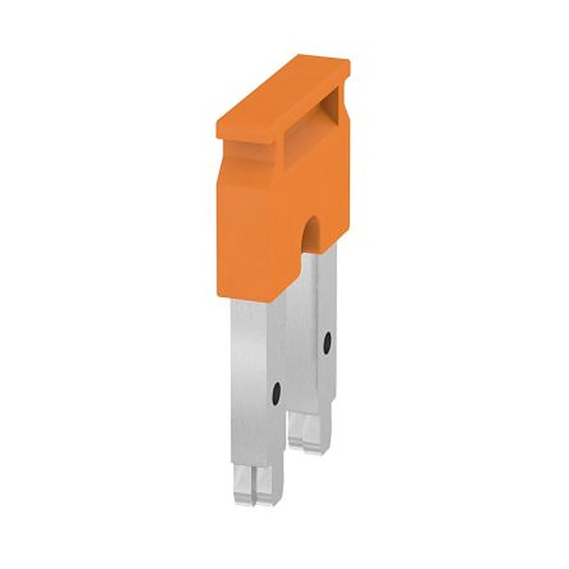 Weidmüller 2634950000 W Series DIN Rail Terminal Block Orange, 1-Level, Plug-In