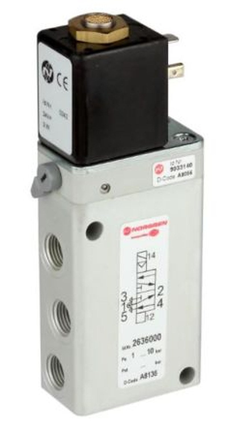 Norgren Solenoid Pilot Valve - Solenoid ISO 228, BSPP 2636  Series