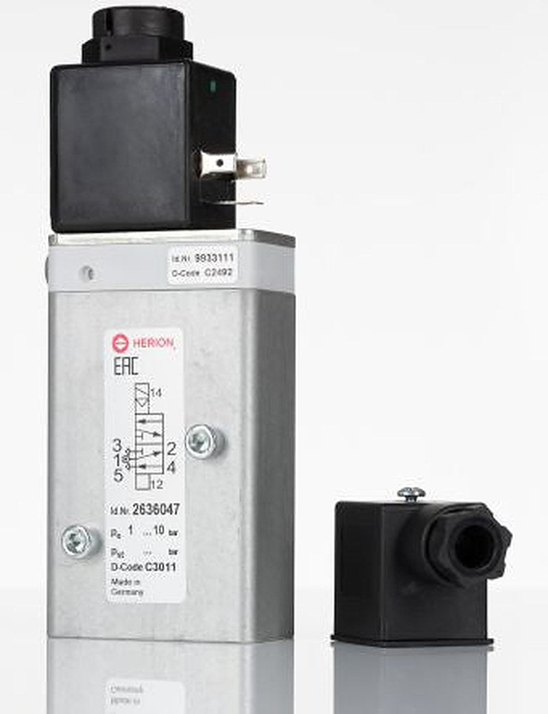 Norgren Solenoid Pilot Valve - 5/2 Solenoid G 2636  Series 230 V ac, 24V dc