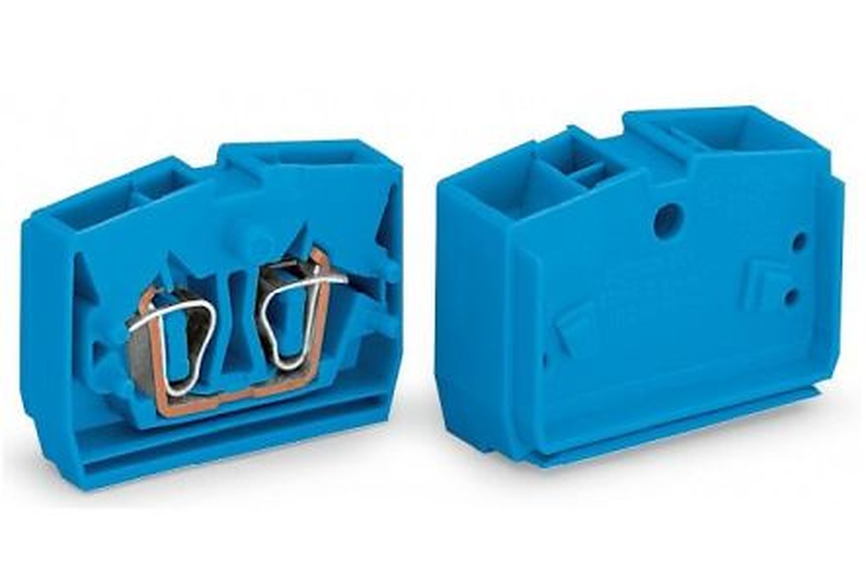 WAGO 264-334 264 Series Terminal Block Blue, 2.5mm², 1-Level, Cage Clamp, ATEX, IECEx