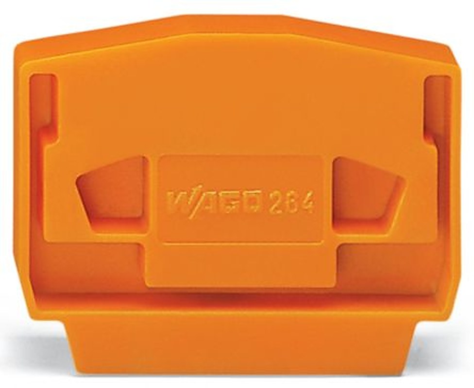 WAGO 264 Series End & Intermediate Plate for Use with Rail Mount Terminal Blocks