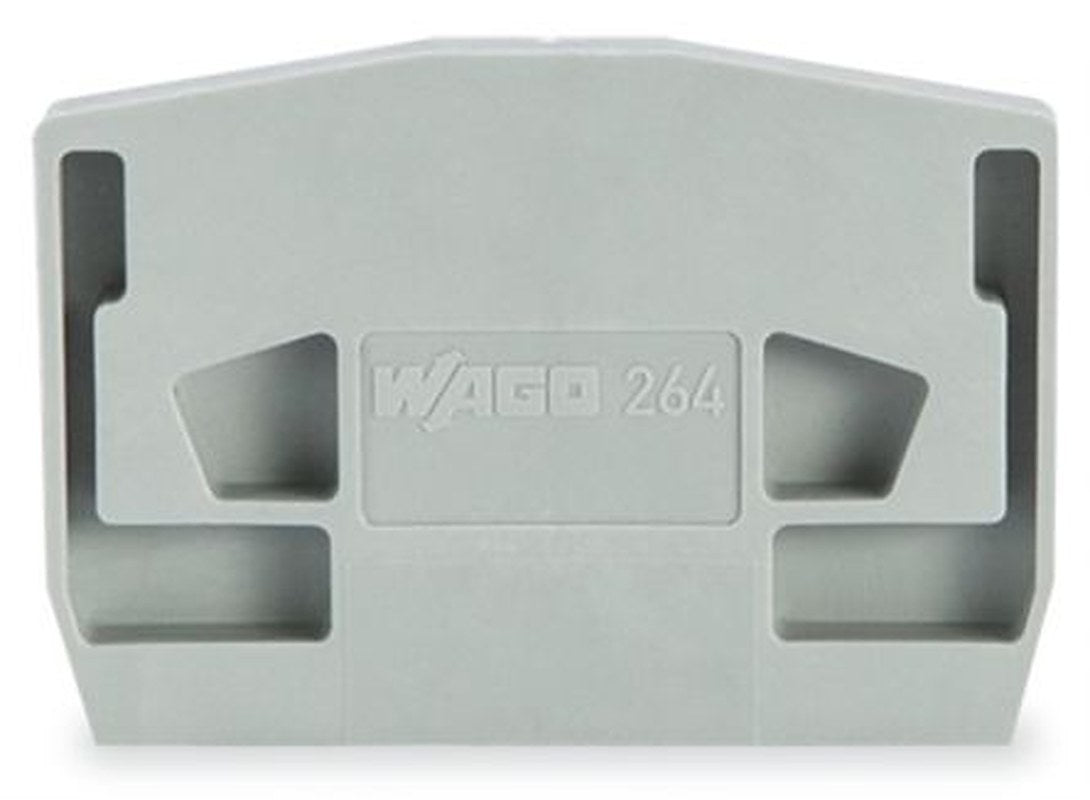 WAGO 264 Series End Plate for Use with Rail Mount Terminal Blocks