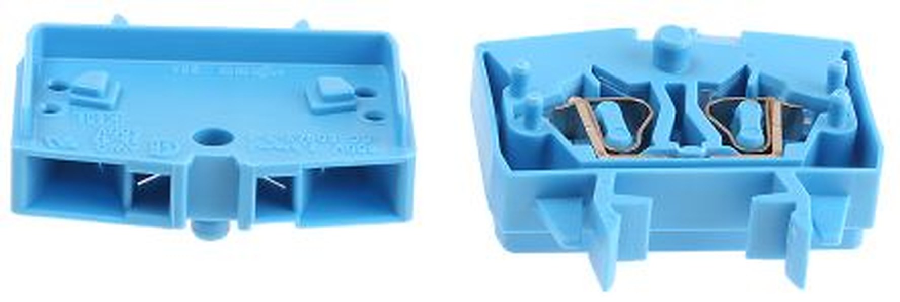 WAGO 264-704 264 Series Feed Through Terminal Block Blue, 2.5mm², 1-Level, Cage Clamp, ATEX, IECEx