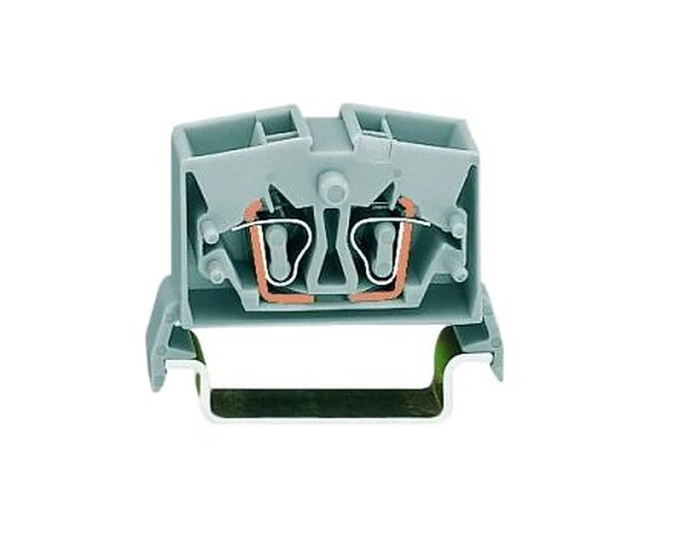 WAGO 264-731 264 Series Feed Through Terminal Block Grey, 2.5mm², 1-Level, Cage Clamp