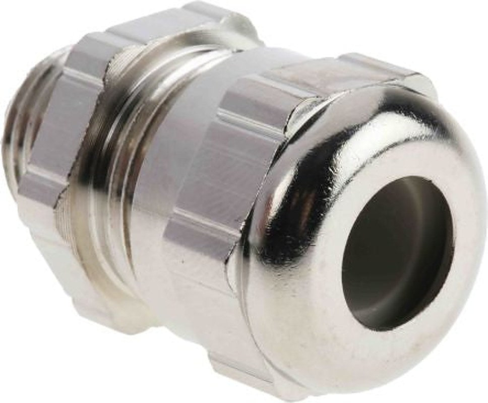 ABB Metallic Nickel Plated Brass Cable Gland, M16 Thread, 7 mm min., 11 mm max., IP68