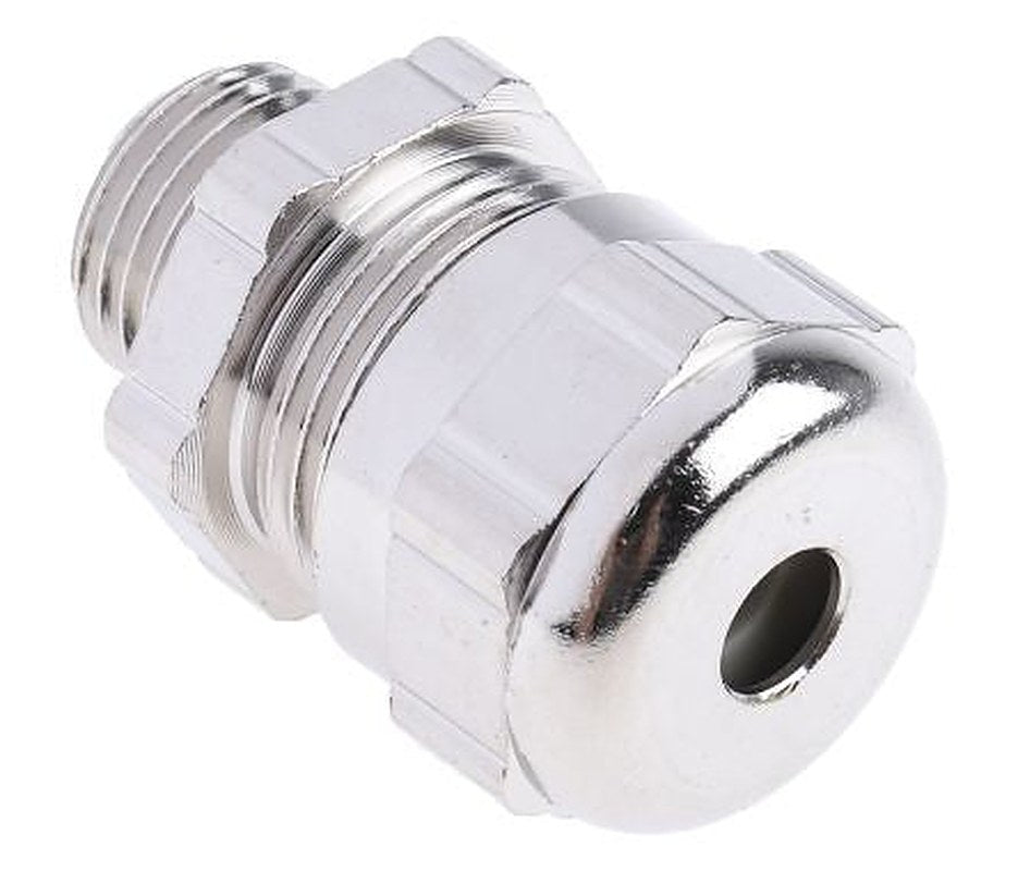 ABB Metallic Nickel Plated Brass Cable Gland, M16 Thread, 4 mm min., 6 mm max., IP68