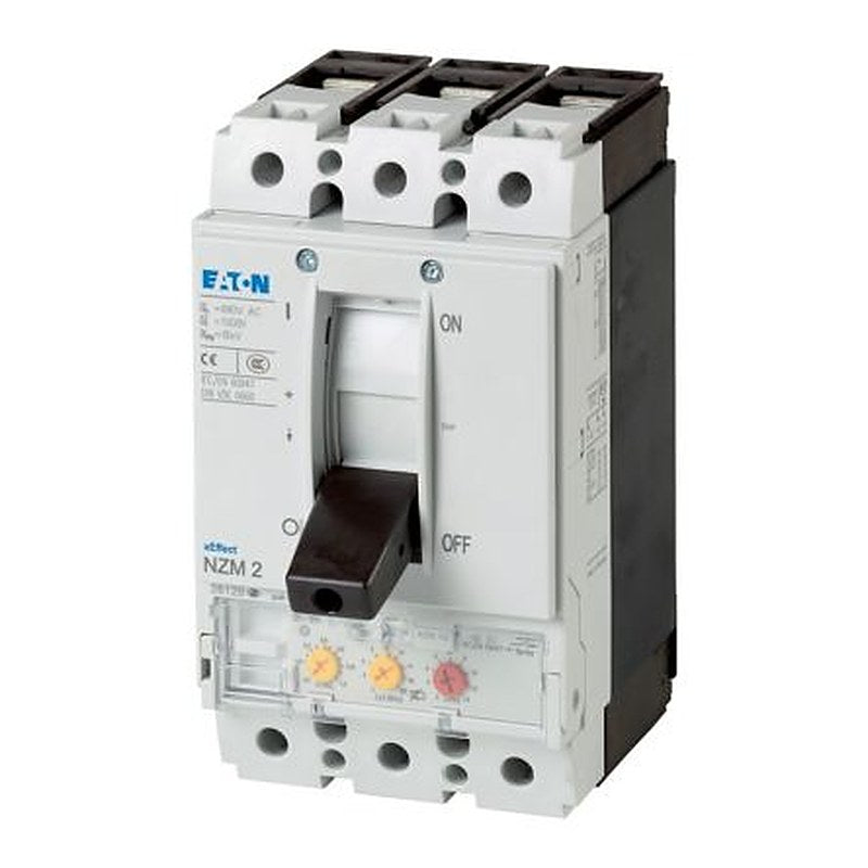 Eaton, NZM, NZM Molded Case Circuit Breaker 3-Pole 90A, Breaking Capacity 5 kA, Fixed