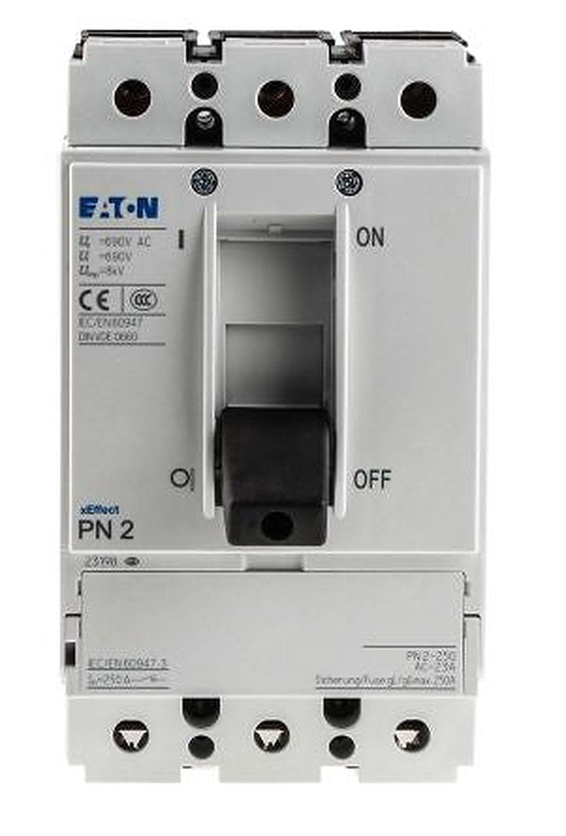 Eaton, PN2 Molded Case Circuit Breaker 3-Pole 250A, Breaking Capacity 5.5 kA, Fixed