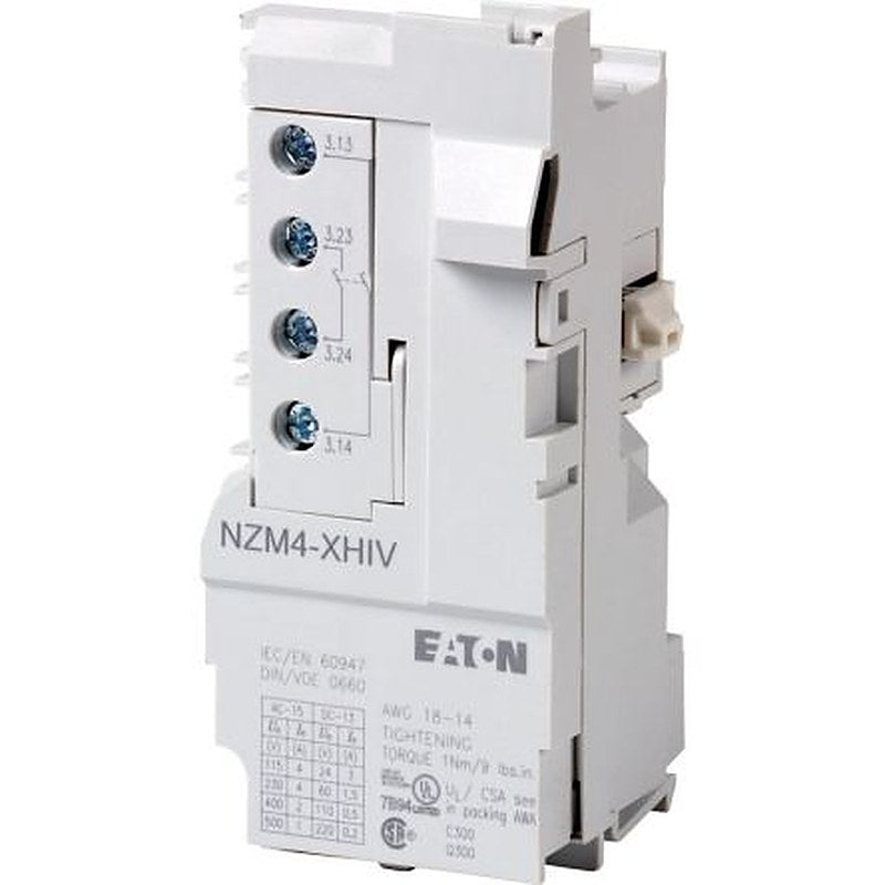 Eaton Auxiliary Contact, 2 Contact, 2 NO, NMZ, 266172 NZM4-XHIV