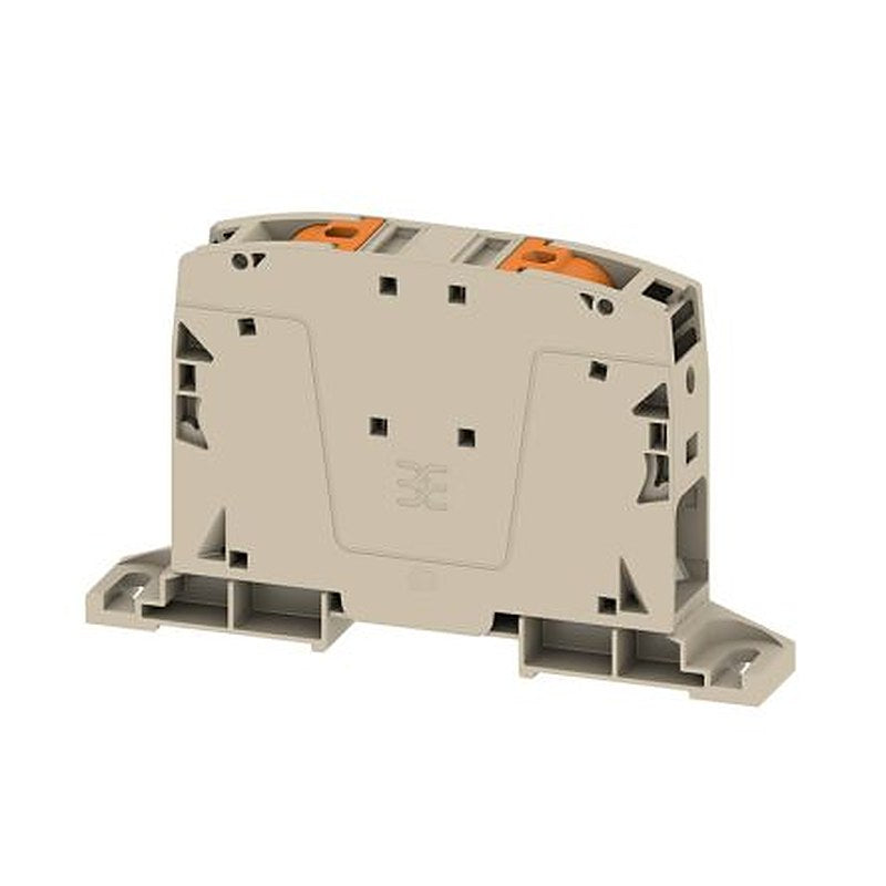 Weidmüller A2C Series Feed Through Terminal Block Dark Beige, 50mm², 1-Level, Push-in, IECEx/ATEX