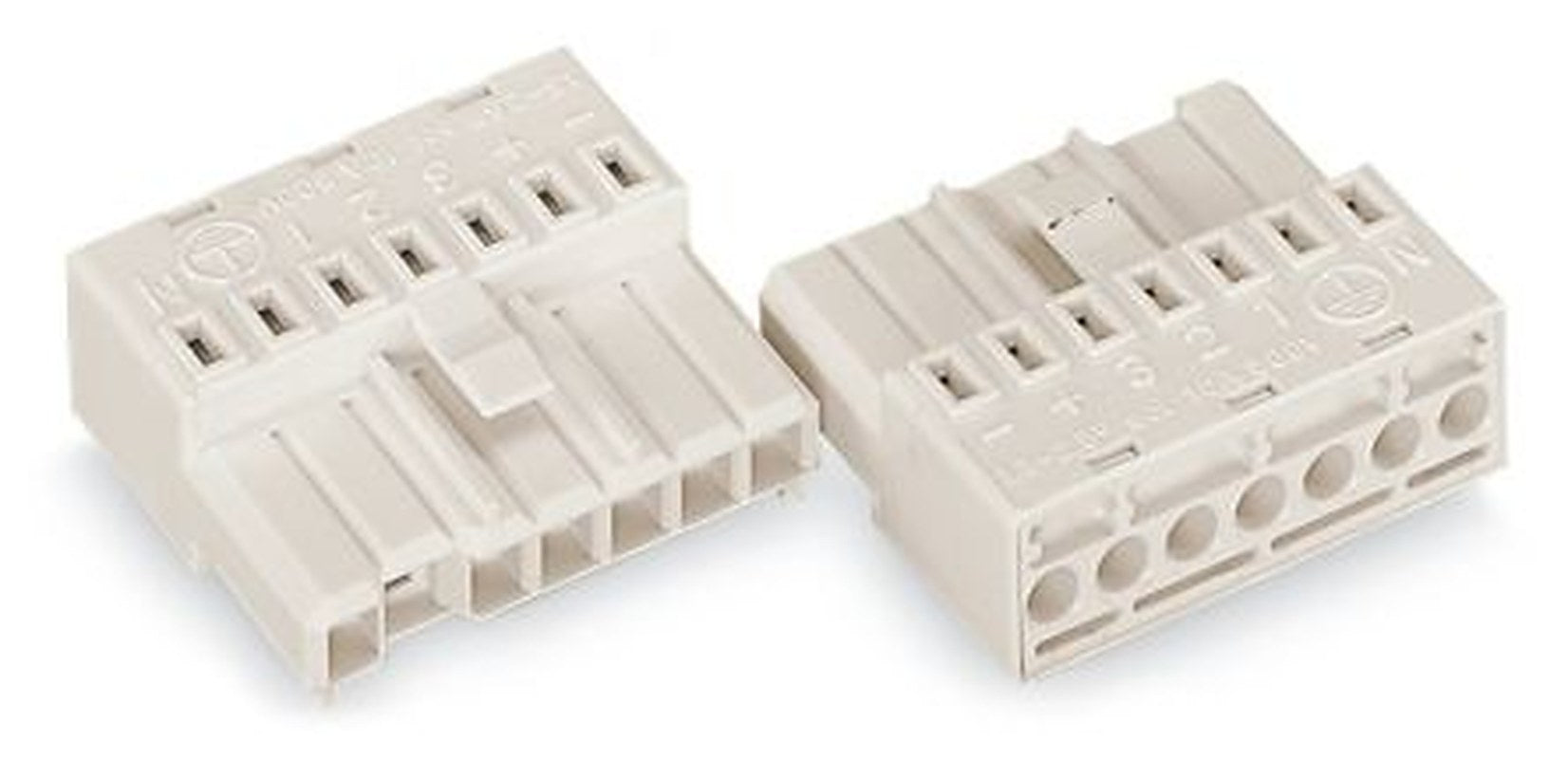 WAGO 267 Series Plug-in Connector Female Wire, 7-Pole, 16A, 7-Way