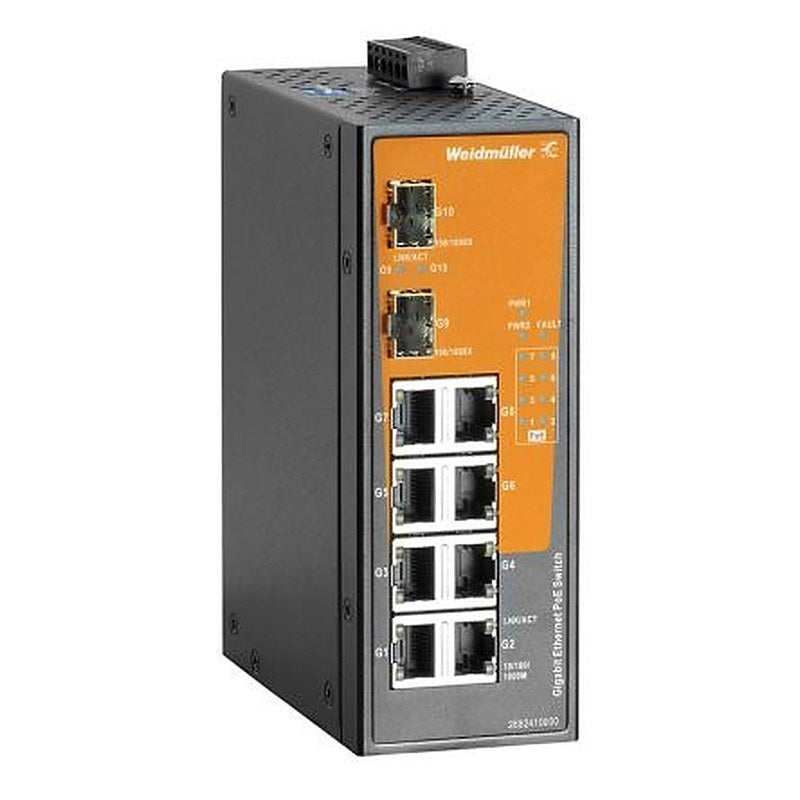 Weidmüller Unmanaged 8 Port Network Switch Power Over Ethernet
