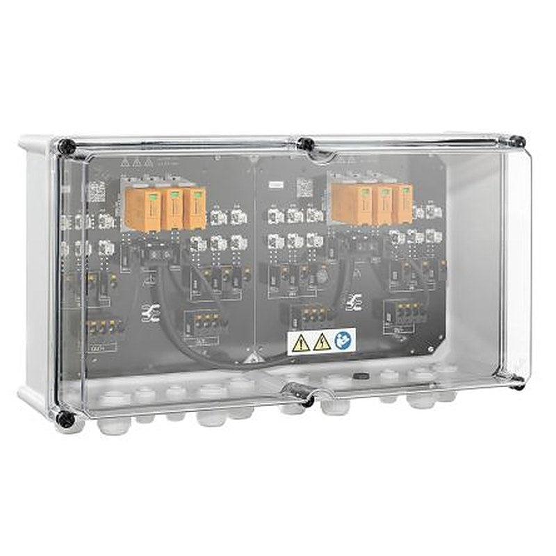 Weidmüller PVN Series Grey, Transparent Polycarbonate Junction Box, IP65, 6 Terminals, 210 mm, 558mm 330 mm