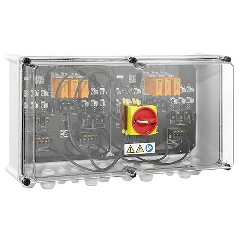 Weidmüller PVN Series Grey, Transparent Polycarbonate Junction Box, IP65, 6 Terminals, 249 mm, 558mm 330 mm