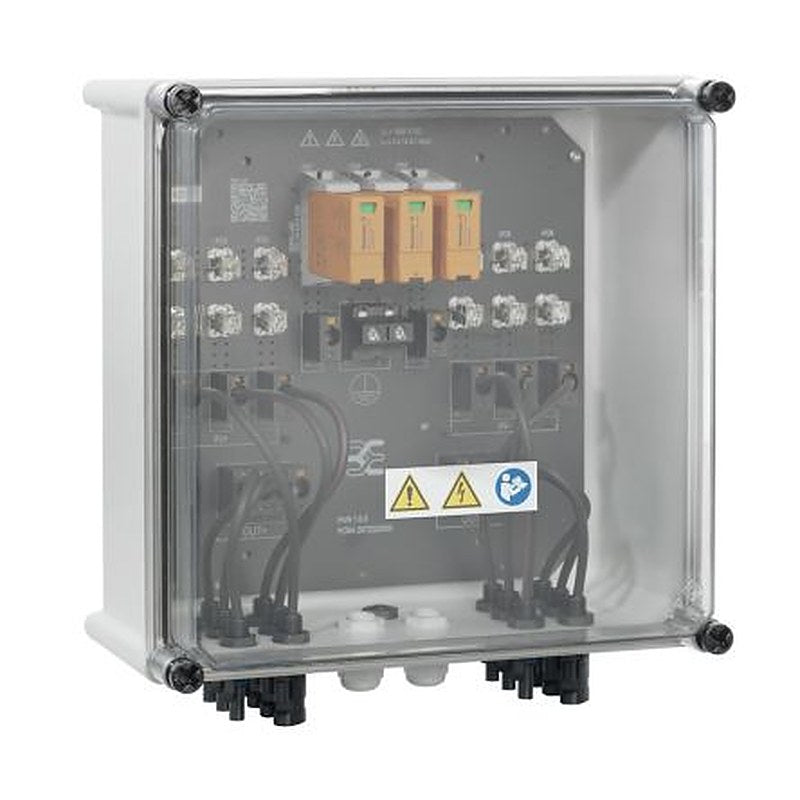 Weidmüller PVN Series Grey, Transparent Polycarbonate Junction Box, IP65, 6 Terminals, 115 mm, 302mm 334 mm
