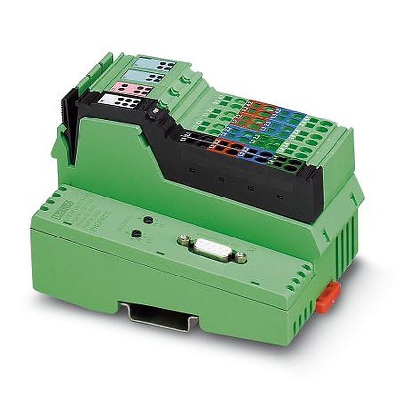 Phoenix Contact IL PB BK DI8 DO4/EF Series Bus Coupler for Use with IP20 and IP65/IP67 Degrees Of Protection I/O Systems