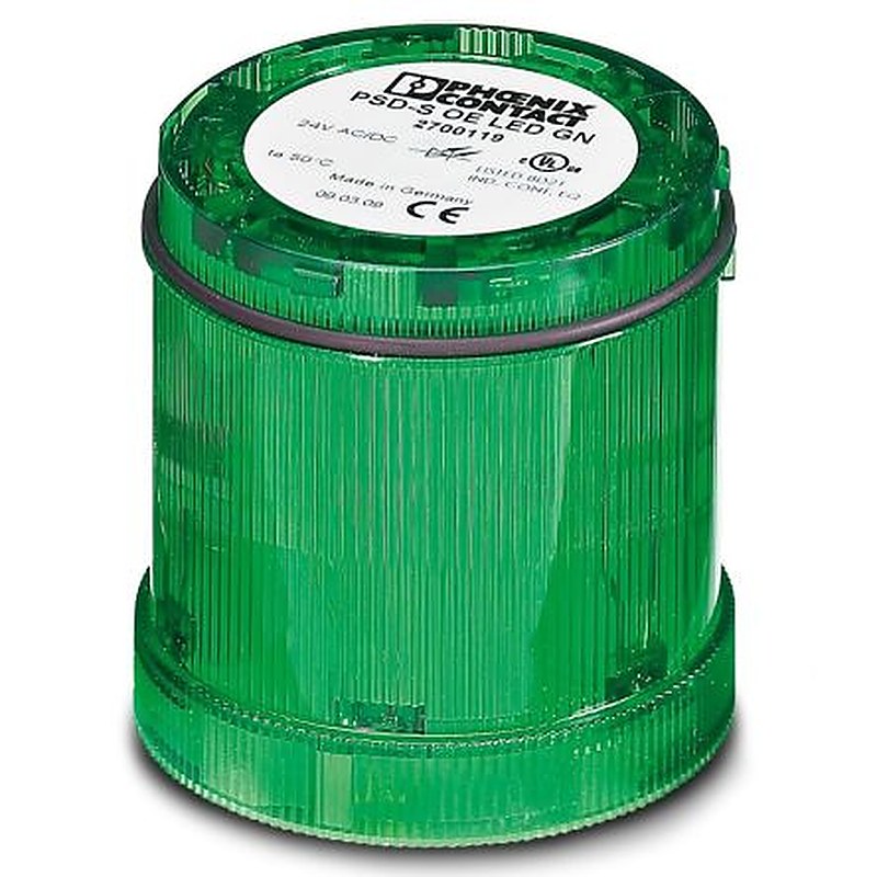 Phoenix Contact Green LED Bulbs, LED Bulb 24V, AC/DC, IP65