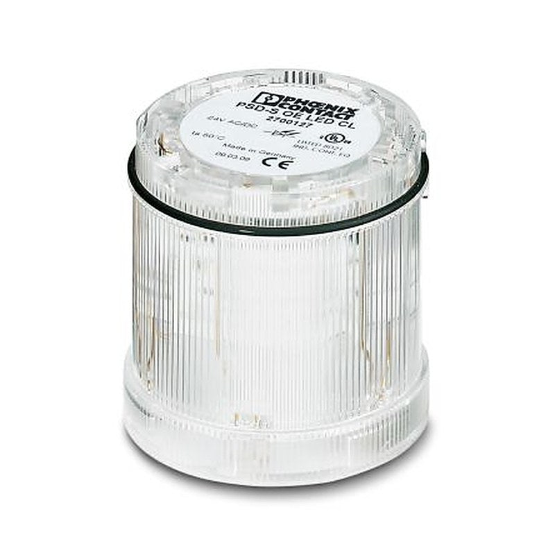 Phoenix Contact PSD Series Clear Static Effect Flashing Light Element, LED Bulb 24V ac/dc, AC/DC, IP65