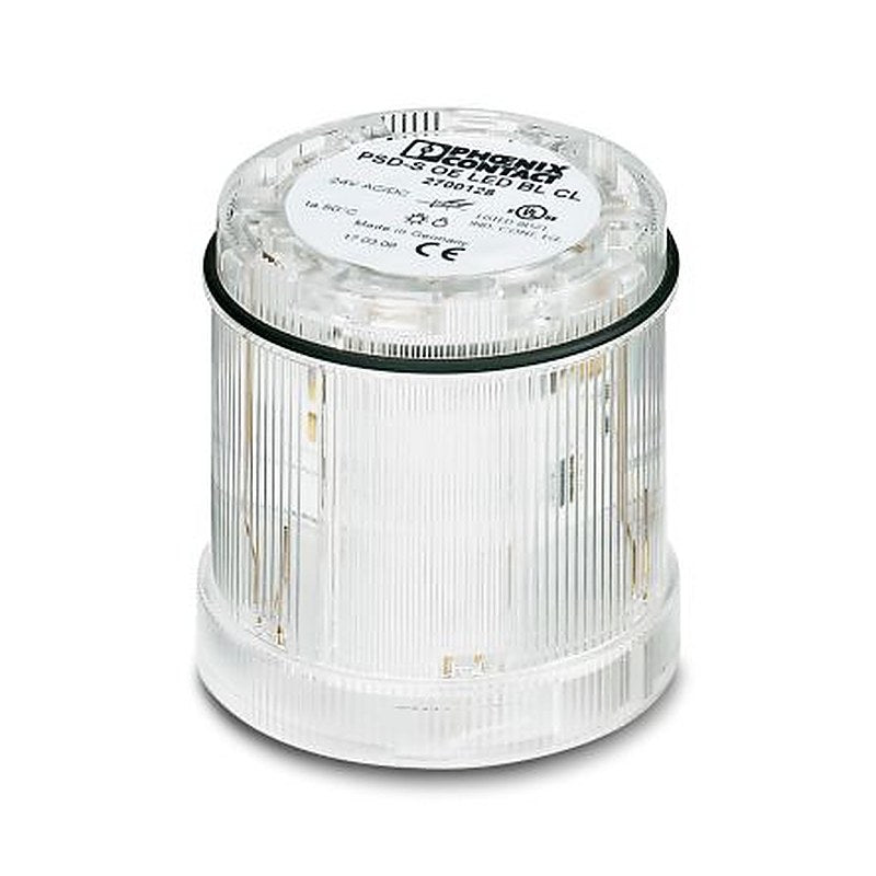 Phoenix Contact PSD Series Clear Flashing Effect Flashing Light Element, LED Bulb 24V ac/dc, AC/DC, IP65
