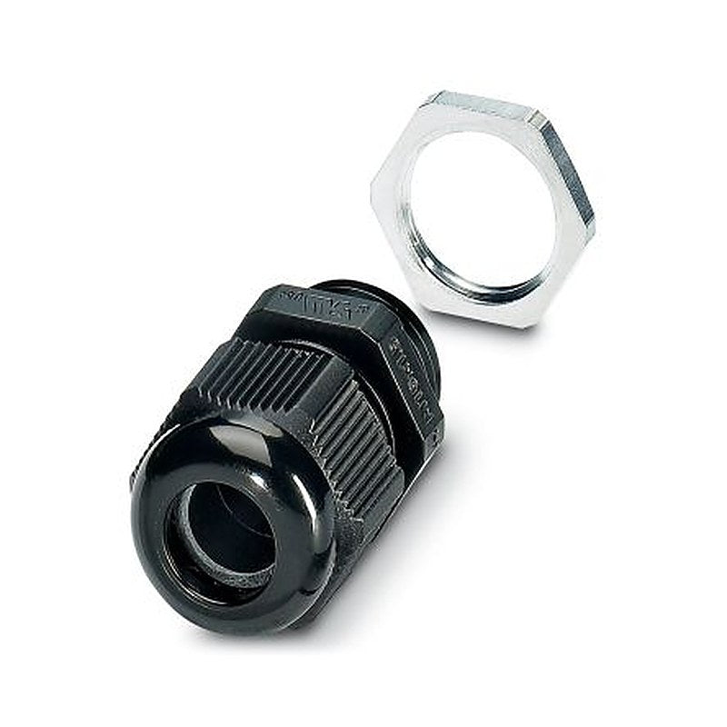 Phoenix Contact PSD-S AS Series Black Polyamide Cable Gland, M16 x 1.5 Thread, 5 mm min., 10 mm max.