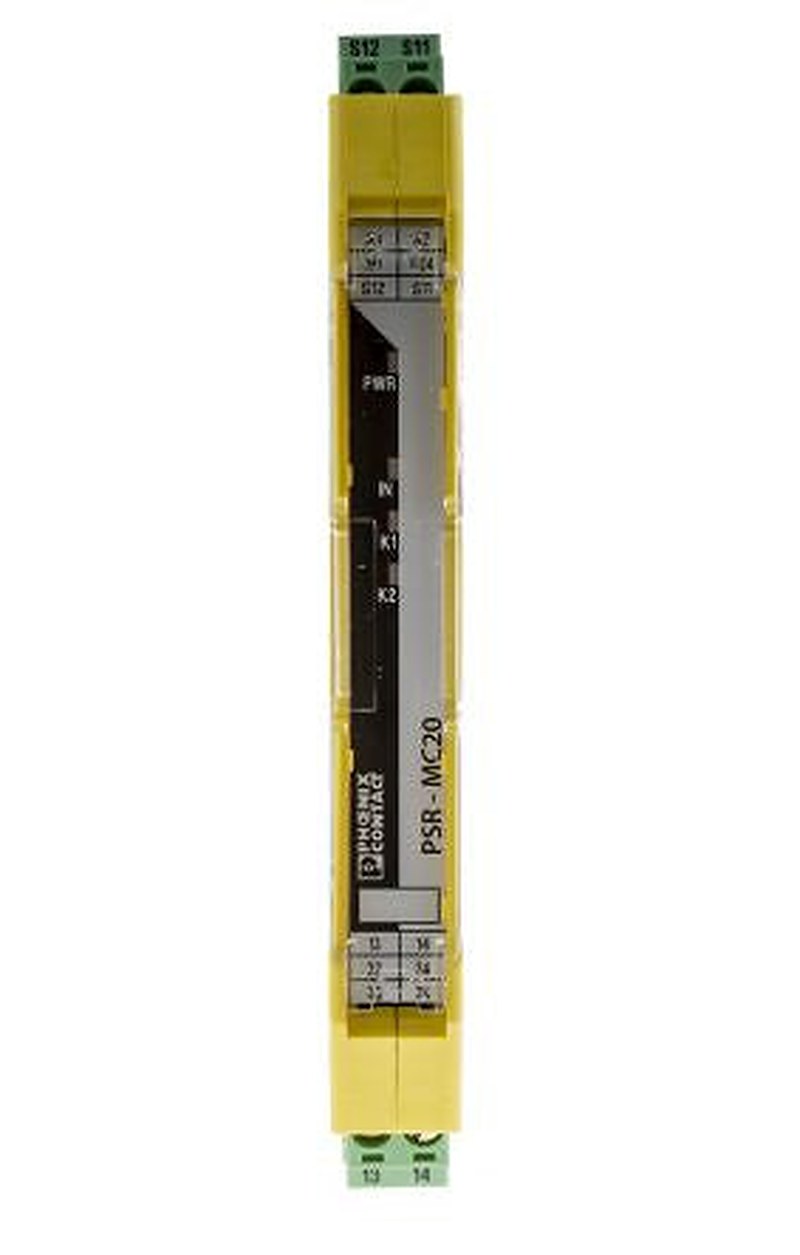 Phoenix Contact PSR-MC20-3NO-1DO-24DC-SC, 24V dc Safety Relay, 3 Safety Contacts, 3