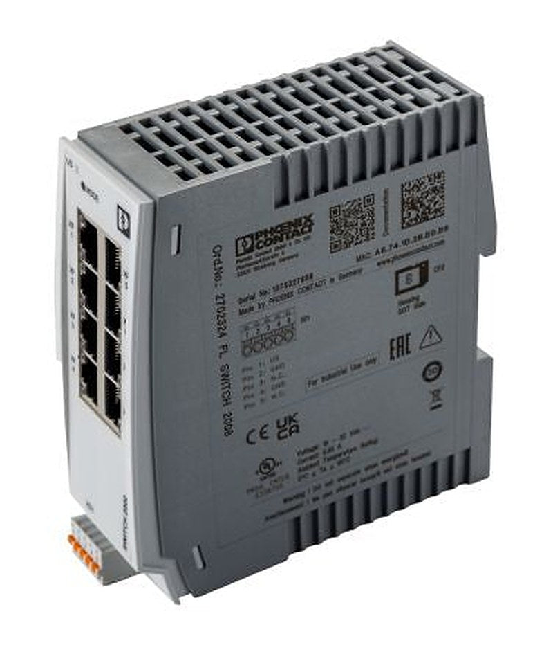 Phoenix Contact Managed Switch 8 Port Industrial Ethernet Switch