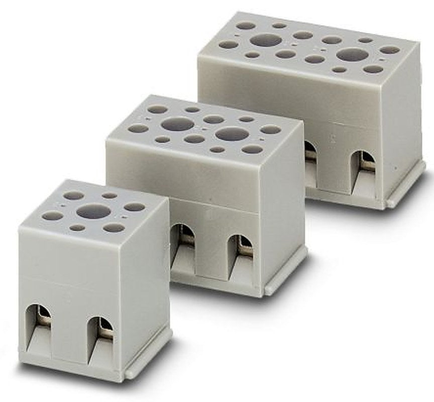 Phoenix Contact 2703208 G 5/12-EX Series Terminal Block Grey, 4mm², 1-Level, Screw