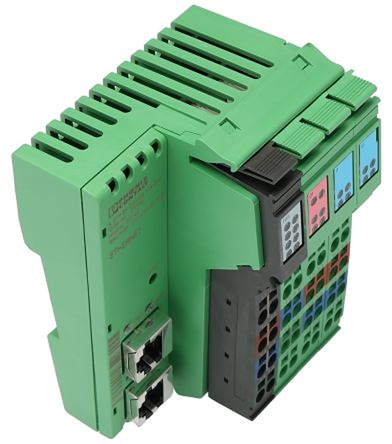 Phoenix Contact IL ETH BK DI8 DO4 2TX-PAC Series Bus Coupler for Use with Modbus/TCP(UDP) Protocol