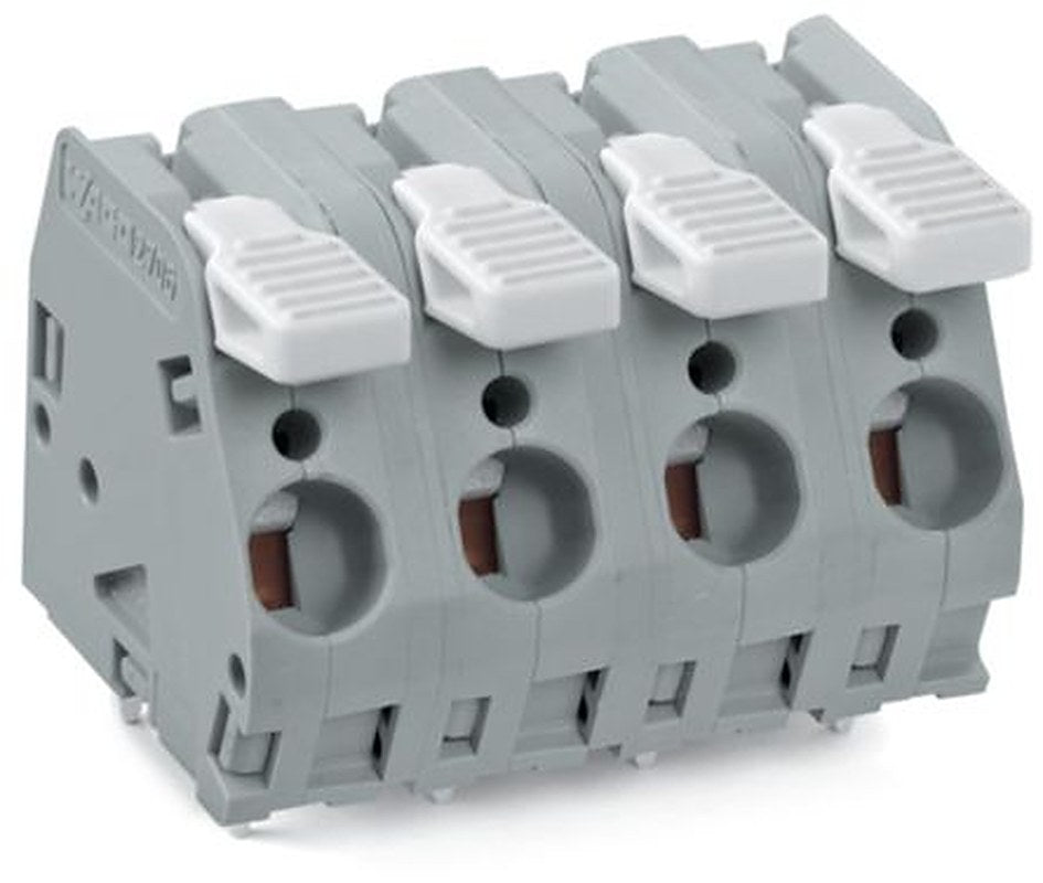 WAGO 2706 Series PCB Connector, 6-Contact, 10 mm Pitch, Through Hole, 1 Row