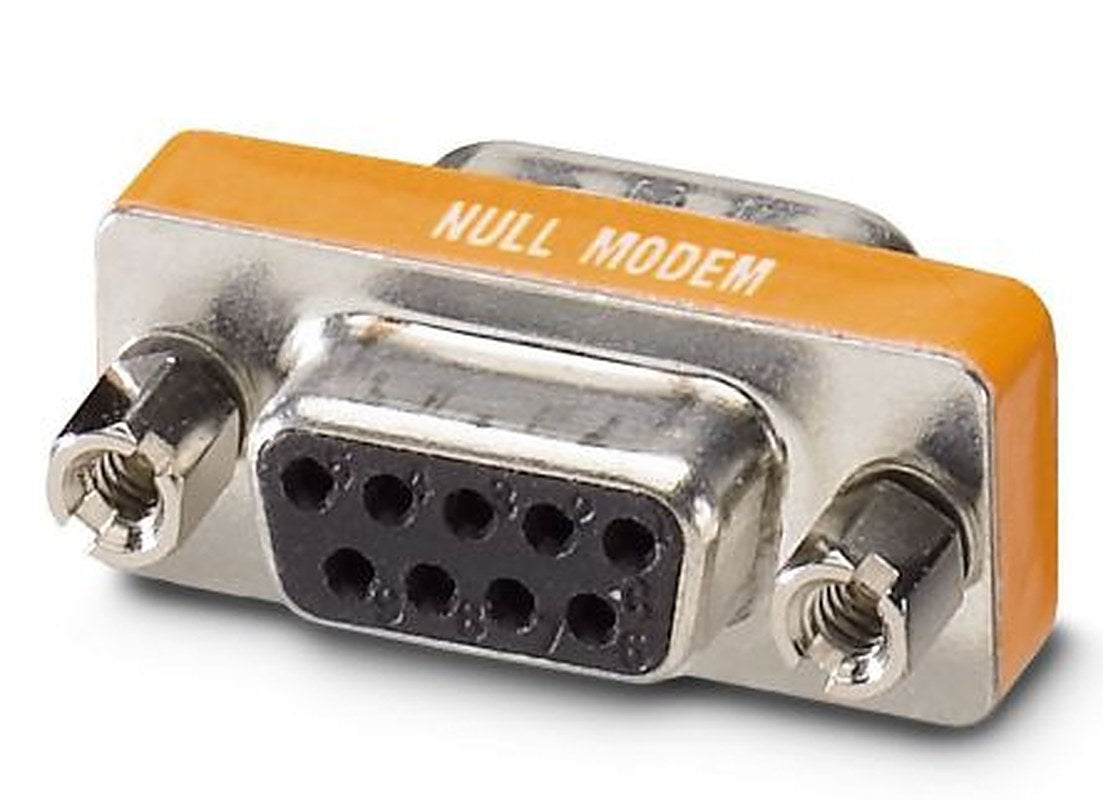 Phoenix Contact PSM-AD-D9-NULLMODEM 9 Way Straight Cable D-Sub Connector Female