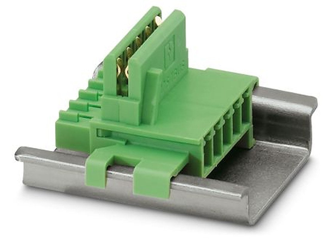 Phoenix Contact ME 17.5 TBUS 1.5/ 5-ST-3.81 GN Series DIN Rail Mounting Kit